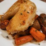roasted chicken with root vegetables recipe