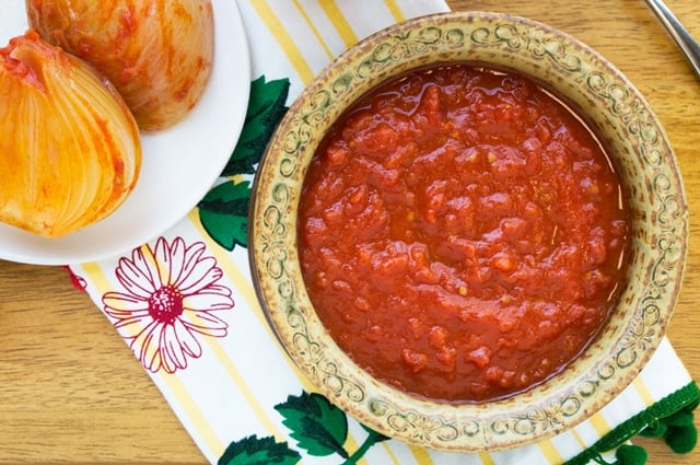 tomato sauce with butter and onion recipe