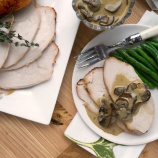 roasted capon with mustard cognac sauce recipe