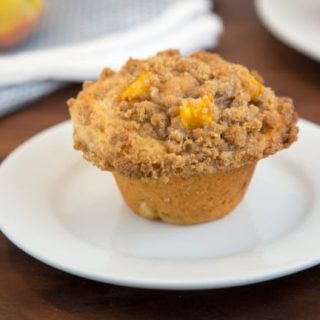 peach crumb muffin recipe