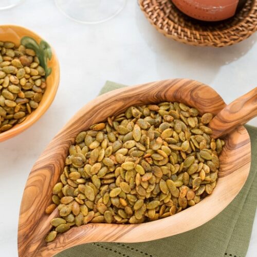 Spiced Pumpkin Seeds (Pepitas) - Striped Spatula