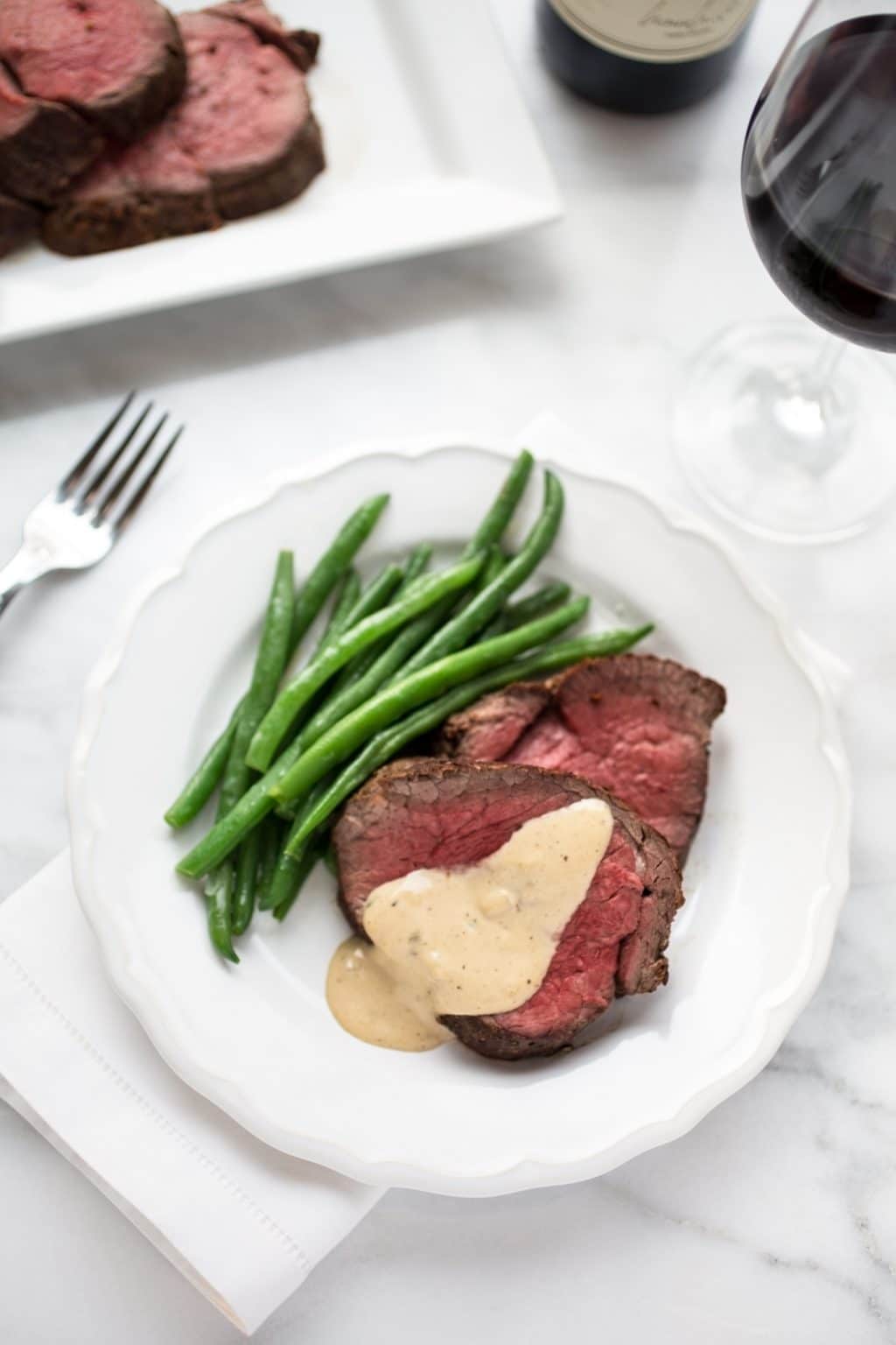 Beef Tenderloin With Cognac Cream Sauce Striped Spatula