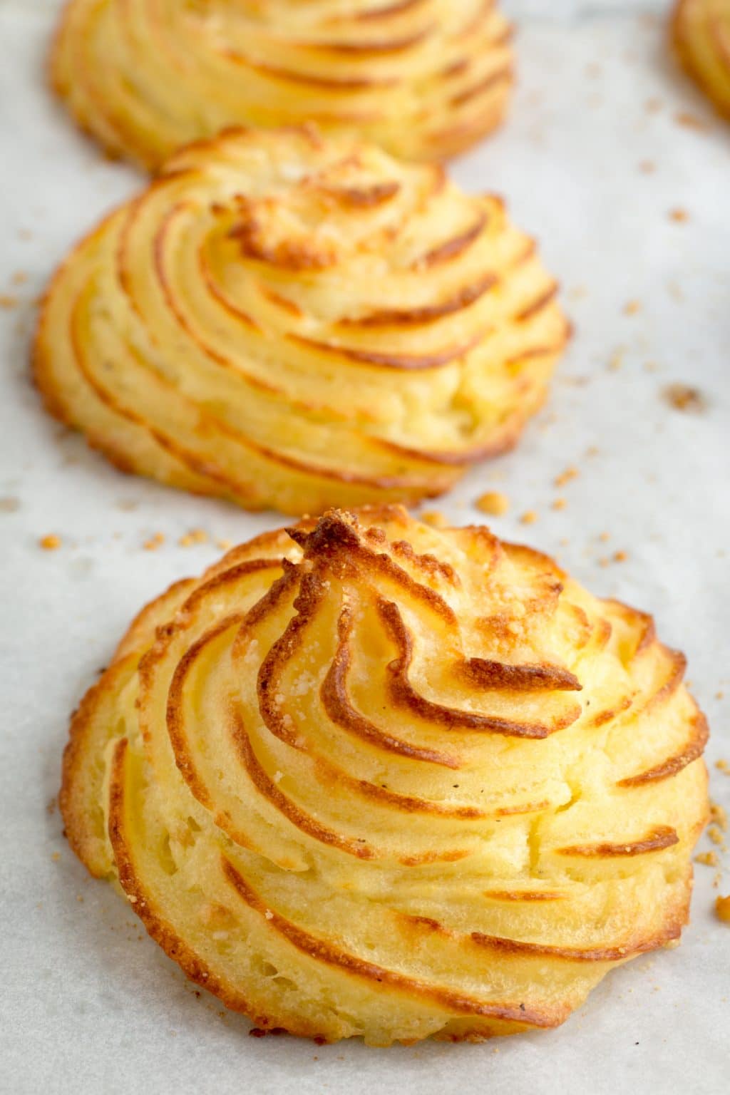 Duchess Potatoes Recipe with Parmesan - Striped Spatula