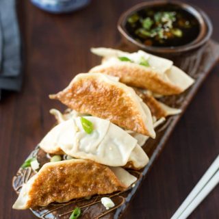 chicken and vegetable potstickers recipe