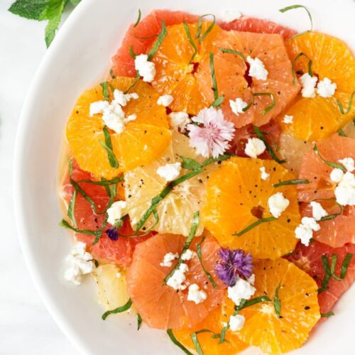 Mixed Citrus Salad With Honey-balsamic Vinaigrette - Striped Spatula