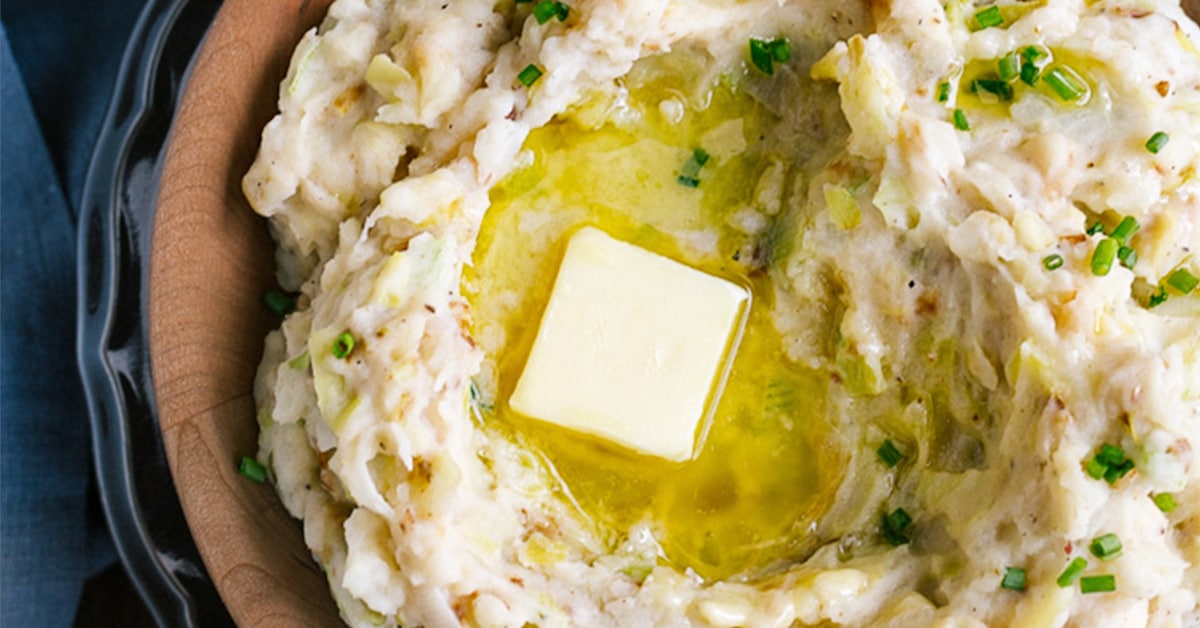 Colcannon Recipe with Cabbage and Leeks - Striped Spatula