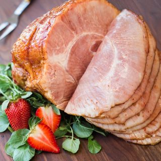 strawberry chipotle glazed ham #sponsored