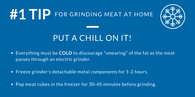 tips for grinding meat at home