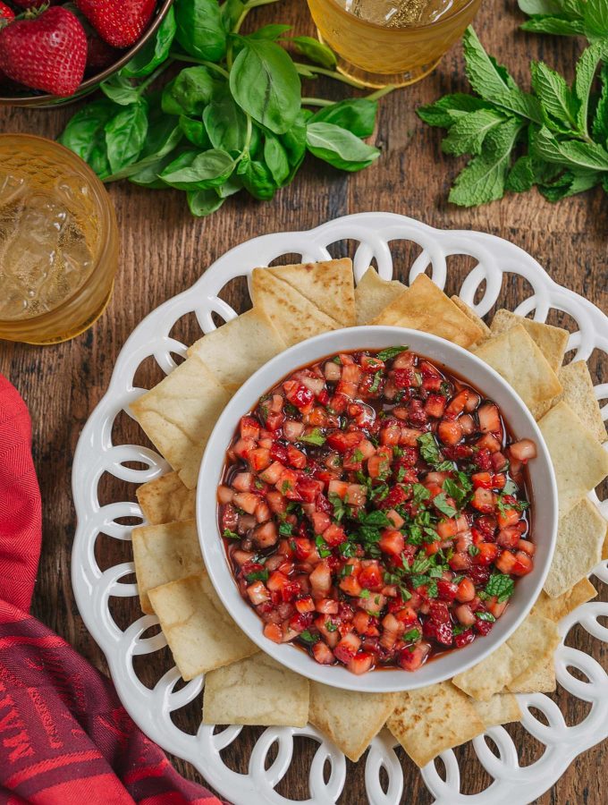 fresh strawberry balsamic salsa recipe