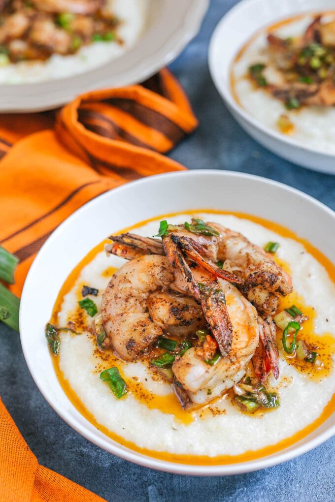 Cajun-Grilled Shrimp and Grits: Summer Comfort Food Recipe