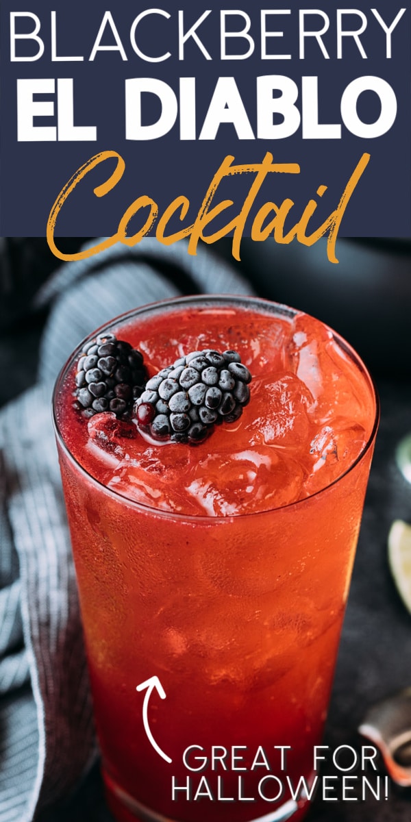 how to make a blackberry el diablo cocktail