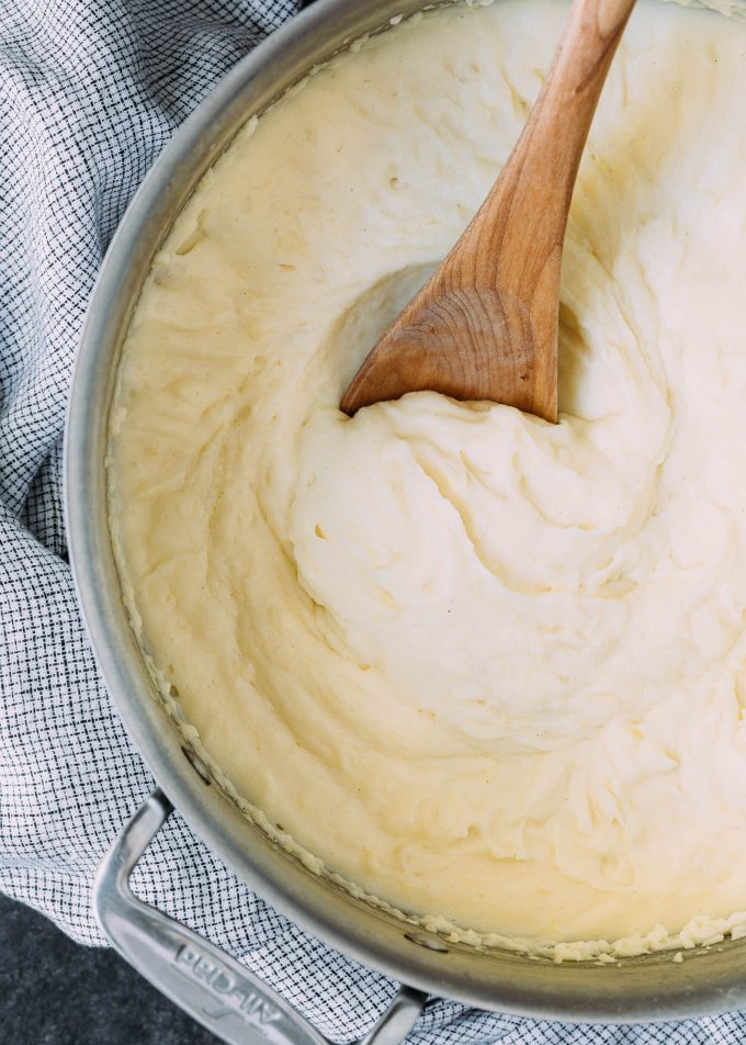 fluffy cream cheese mashed potatoes