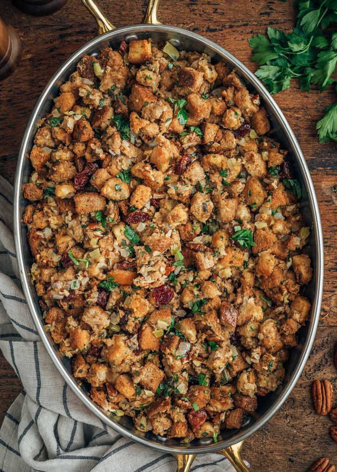 Cranberry Pecan Stuffing Recipe: Thanksgiving Dressing