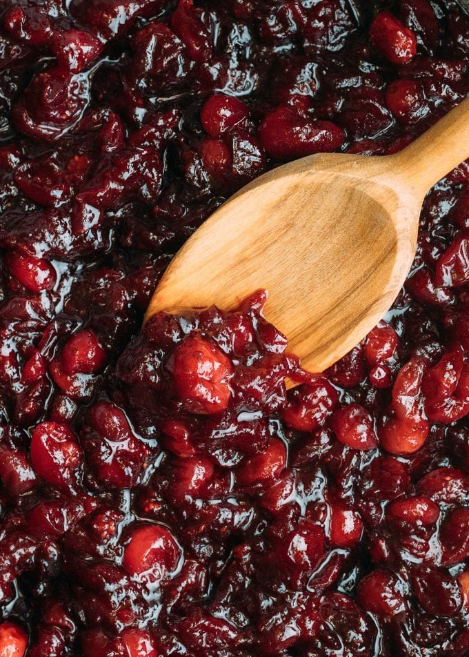 mulled wine cranberry sauce