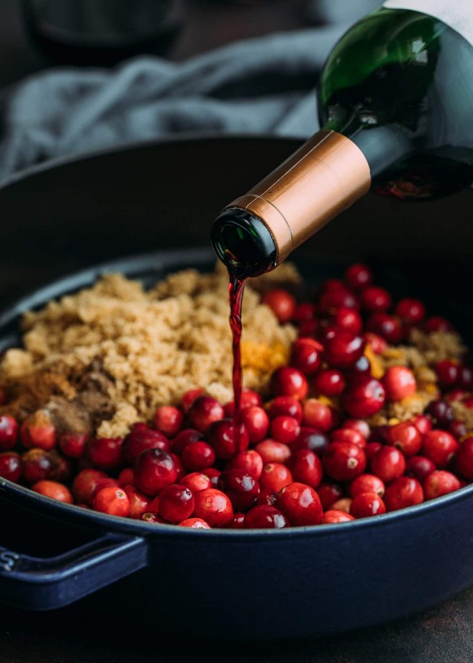 red wine for cranberry sauce