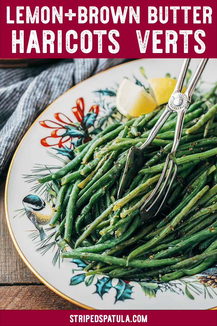 haricots verts with lemon herb brown butter side dish