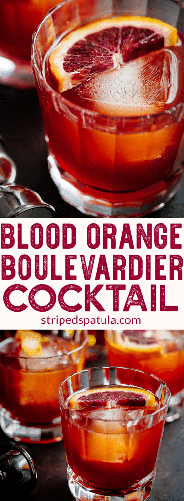boulevardier cocktail recipe with blood oranges