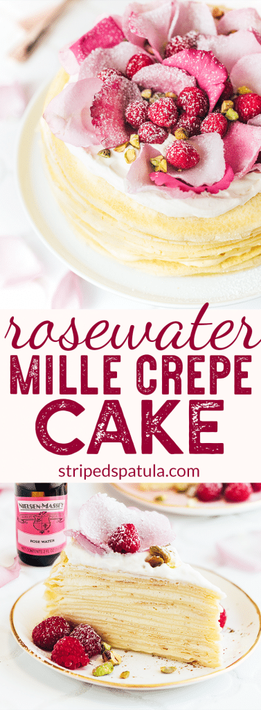 rosewater mille crepes recipe (sponsored)