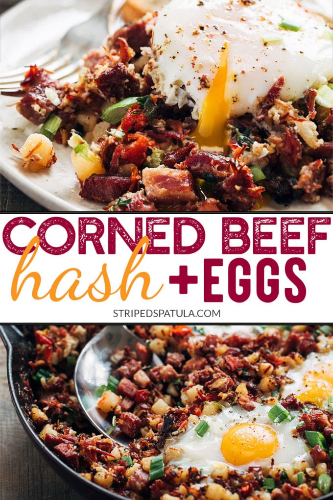 how to make corned beef hash and eggs