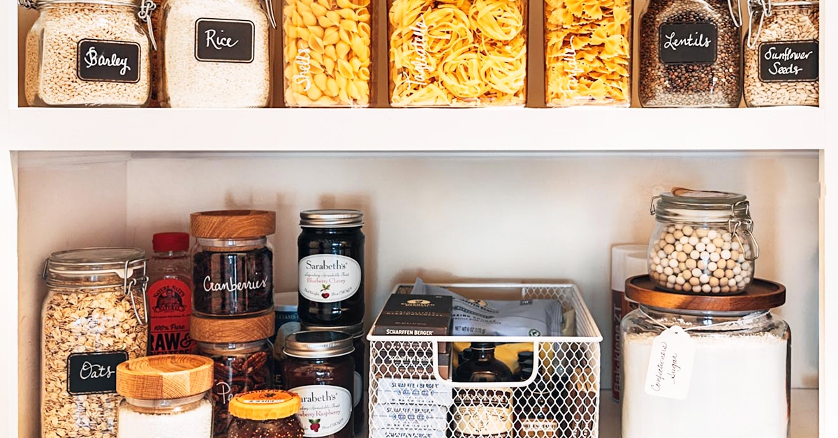 Organized Pantry Storage Containers