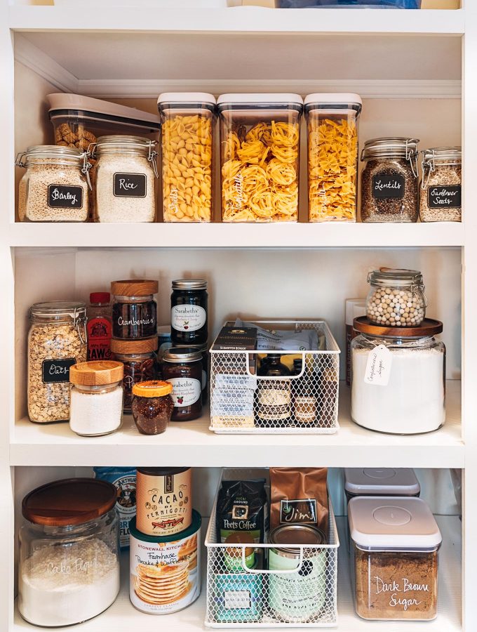 how to organize a pantry: kitchen organization tips