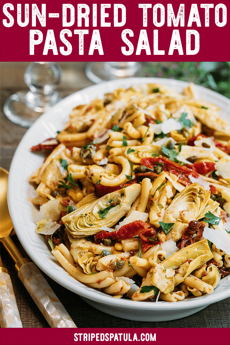pasta salad recipe with sun-dried tomatoes and artichokes