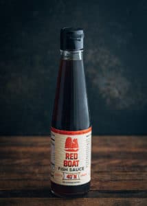 bottle of red boat fish sauce