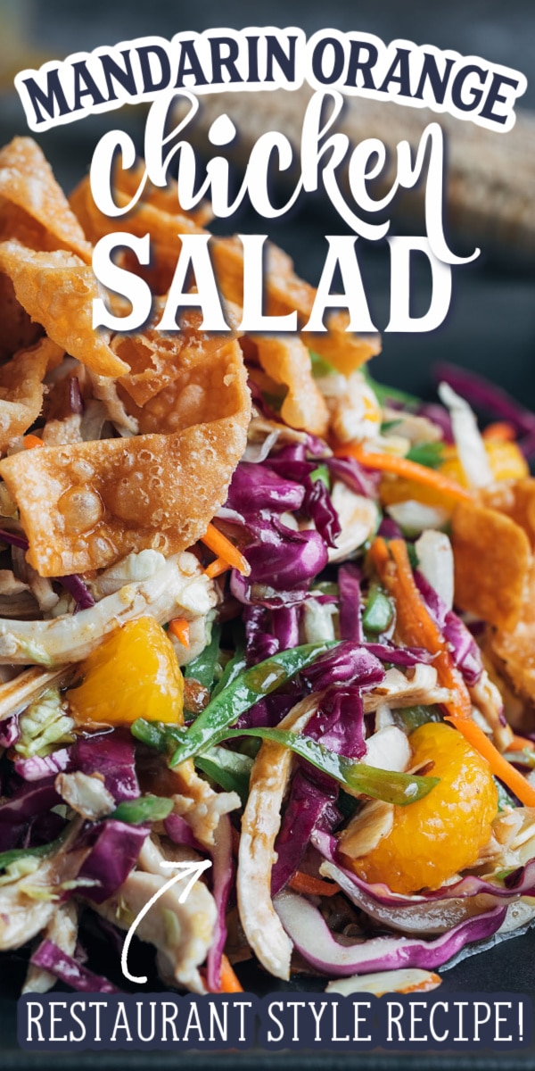 mandarin orange chicken salad pin 2