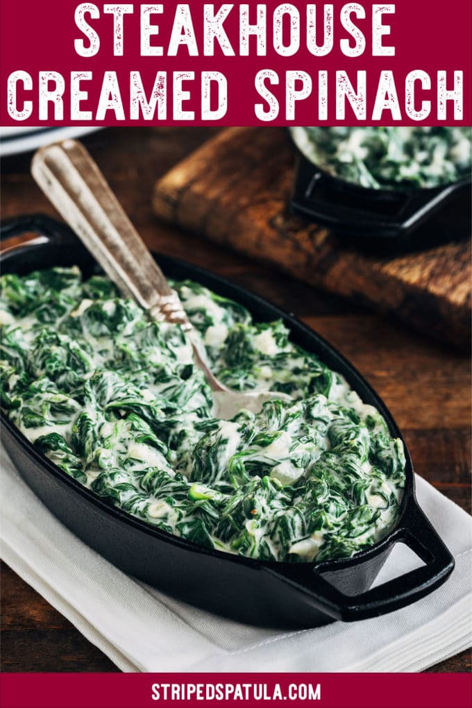 how to make steakhouse creamed spinach at home