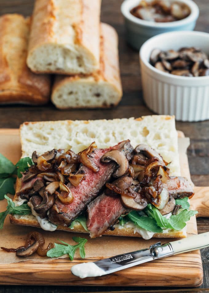 If you buy cheap steaks, you may well get what you paid for. Steak Pan Seared- Medium Well You Will Love This Taste And Perfect Crust . Steak Sandwich Recipe with Horseradish Mayo | Striped Spatula