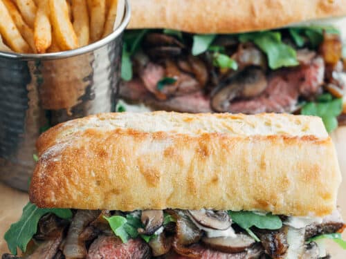 Steak Sandwich Recipe With Horseradish Mayo Striped Spatula