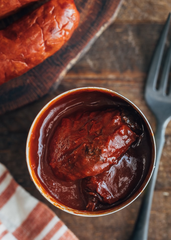 can of chipotle peppers in adobo sauce