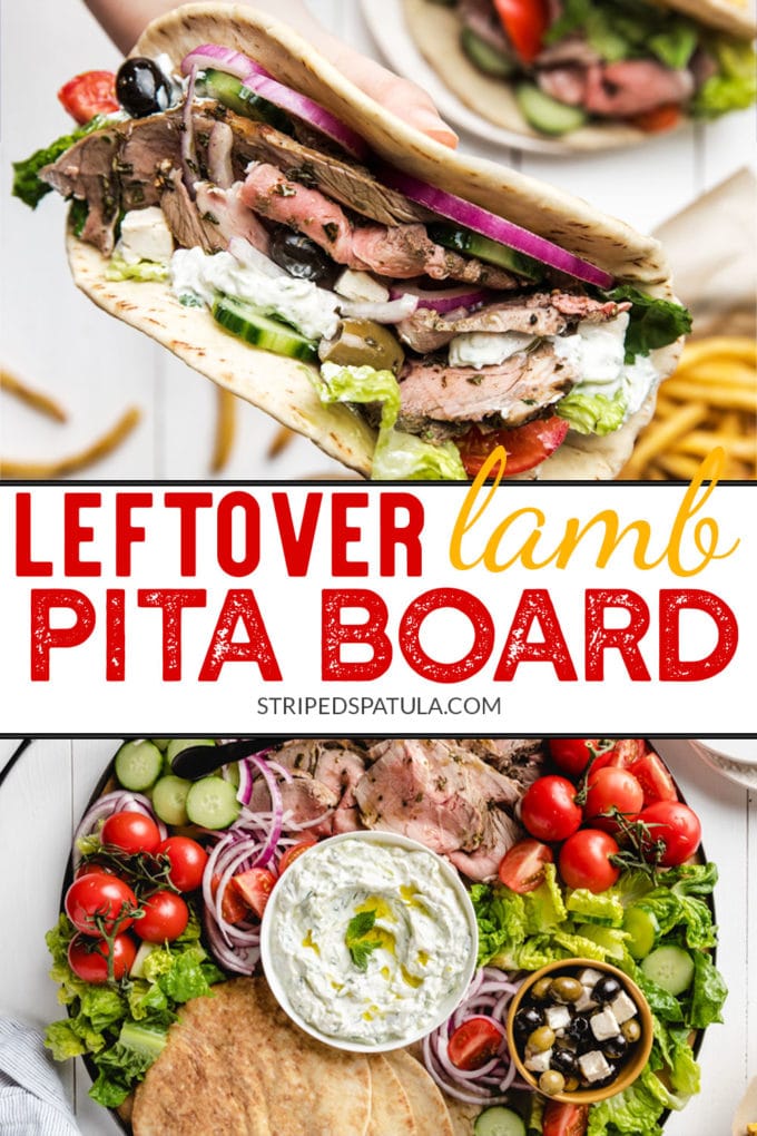 how to make pitas with leftover lamb