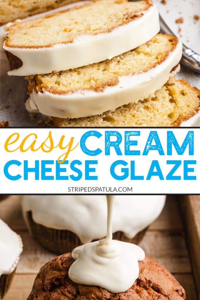 how to make cream cheese glaze