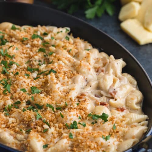 Herbed Breadcrumb-Topped Macaroni and Cheese Recipe