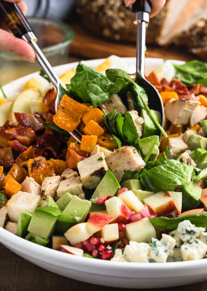 Harvest Salad {Fall Twist on a Classic Cobb Salad!} –