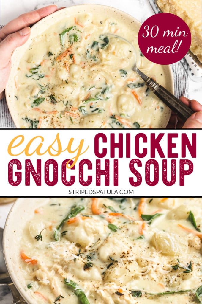 how to make chicken gnocchi soup with rotisserie chicken