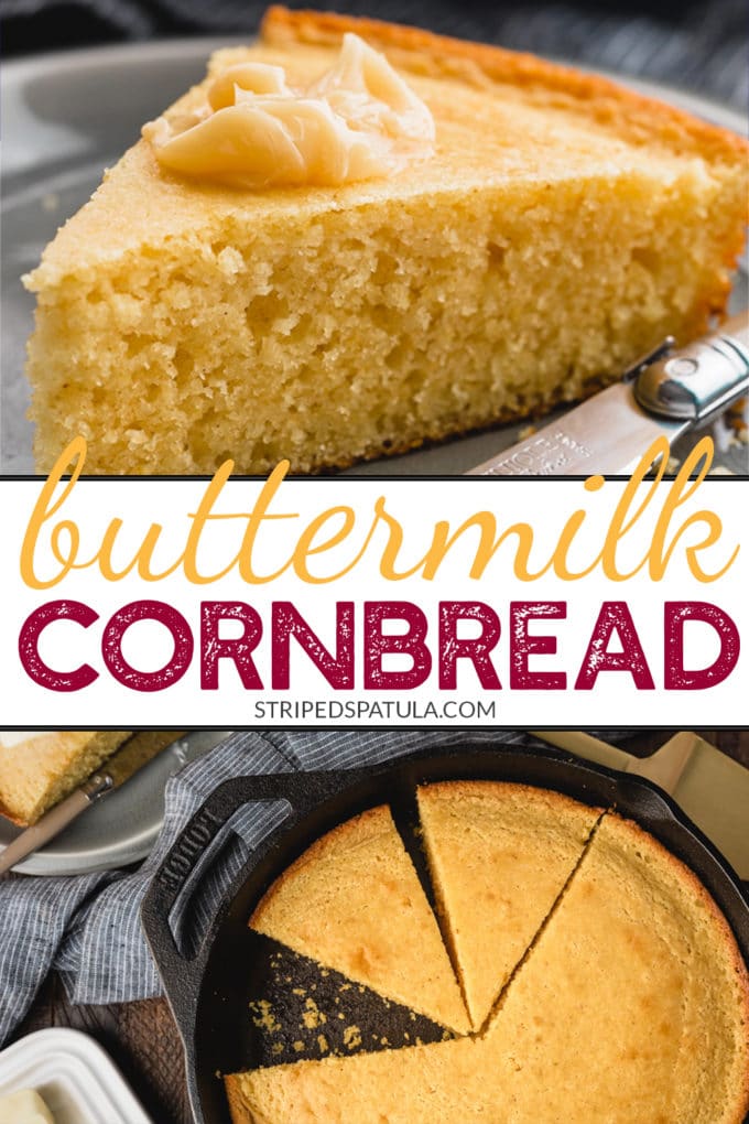 how to make buttermilk cornbread in a skillet