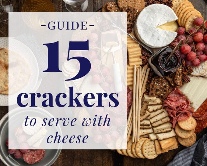 15 crackers to serve with cheese