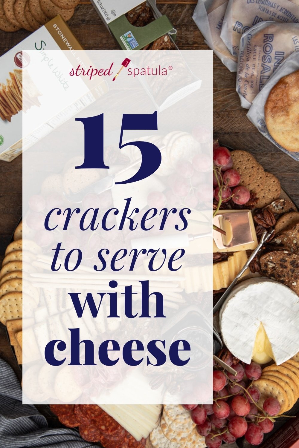 15 crackers to serve with cheese