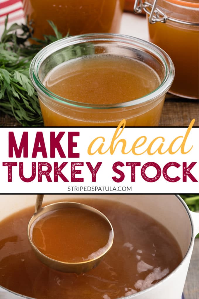how to make turkey stock for thanksgiving dinner