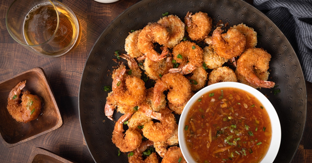 Coconut Shrimp (Fried or Air Fryer)- Kawaling Pinoy