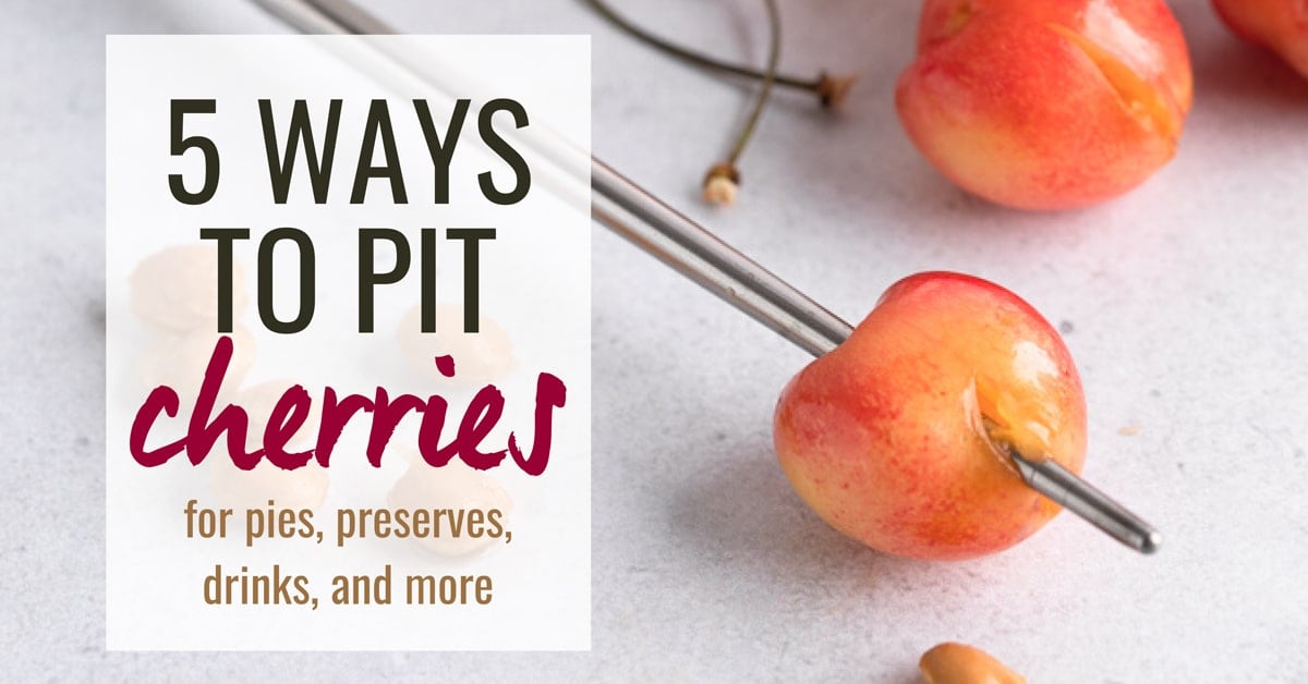 How To Pit Cherries Social 