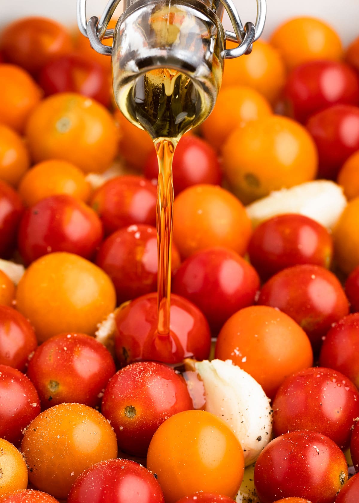 Tomato Confit Risotto  Roasted Cherry Tomatoes & Arugula - Her Mise En  Place