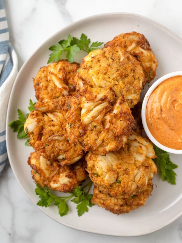 Air Fryer Crab Cakes Story