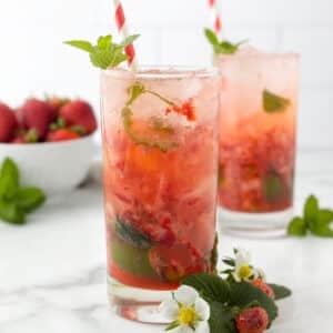 Fresh berries, mint, lime, and white rum &mdash; muddled right in the glass in 10 minutes. Plus a mocktail version everyone can enjoy.