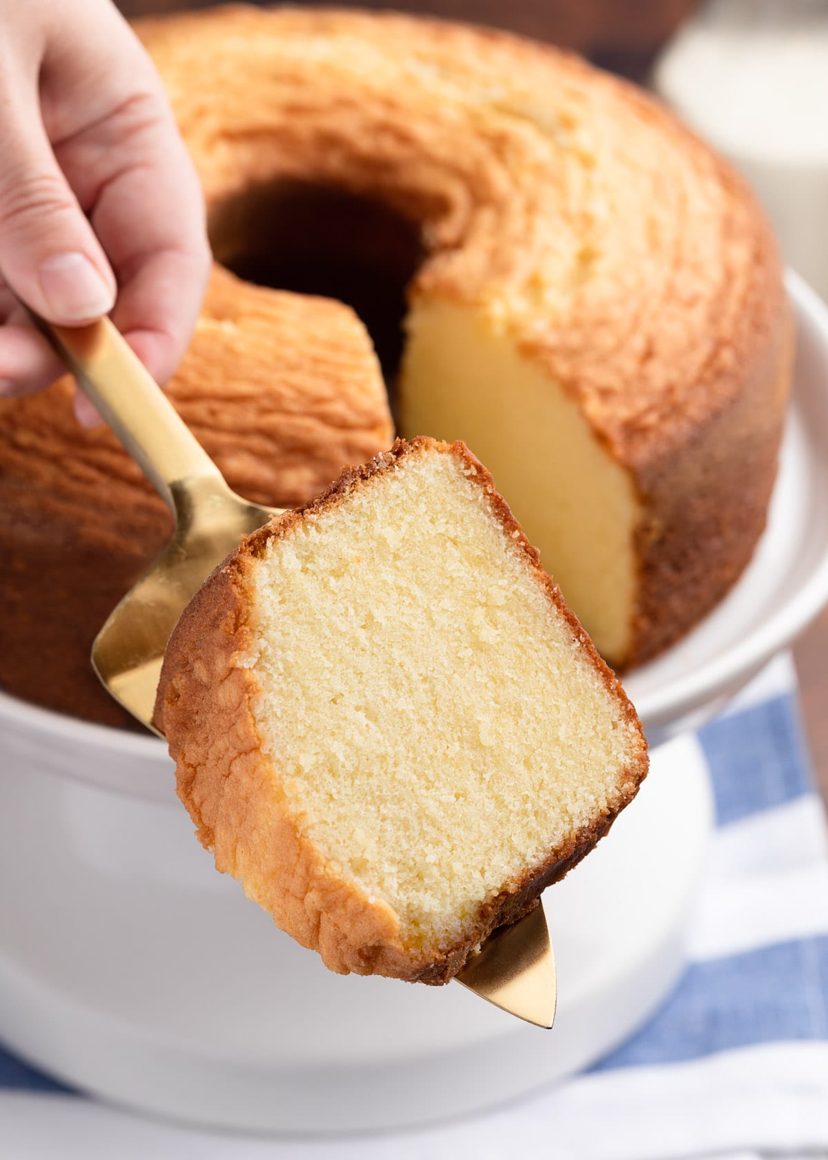 Little Vanilla Pound Cake for 2 Recipe 