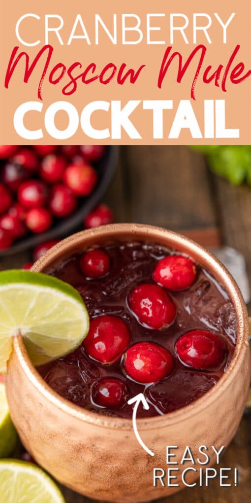 how to make a cranberry moscow mule