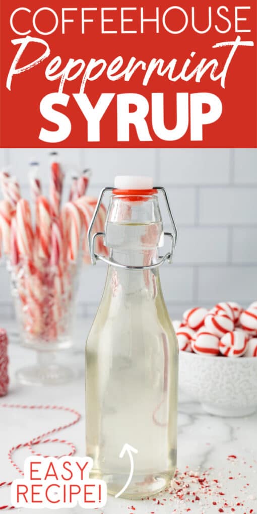 how to make peppermint syrup