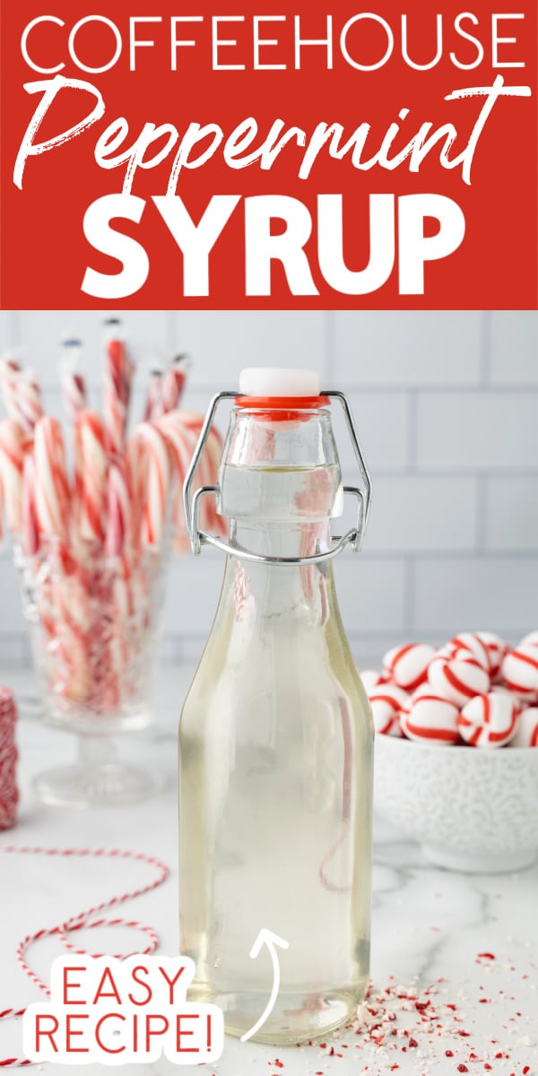 how to make peppermint syrup